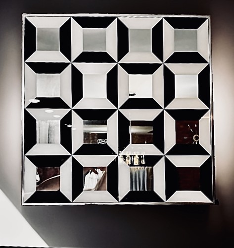 1970s art mirror - art,